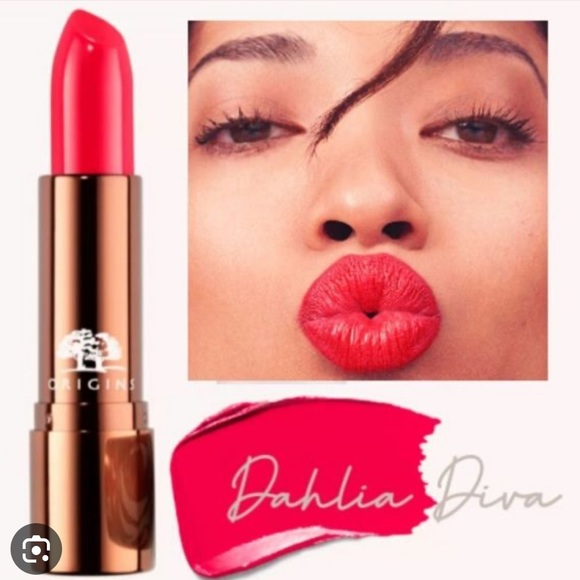 NEW FULL SIZE ORIGINS BLOOMING BOLD LIPSTICK IN SHADE DAHLIA DIVA 3.1g - Picture 8 of 9